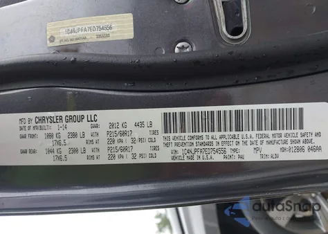 2014 Jeep Patriot High Altitude from USA, damaged, VIN 1C4NJPFA7ED754556